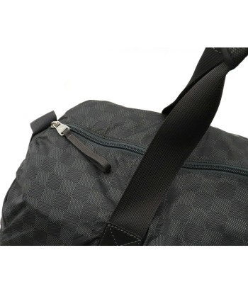 LOUIS VUITTON Louis Vuitton Damier Practical Boston Bag Shoulder Nylon Black M97058 de votre