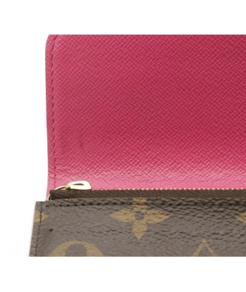 LOUIS VUITTON Monogram Portofeuil Emily Flower Motif Long Bi-Fold Wallet Hot Pink M68313 acheter