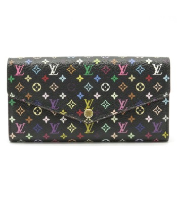 LOUIS VUITTON Monogram Multicolor Portofeuil Sarah Noir Black Grunard Engraved M60668 ou a consommer sur place