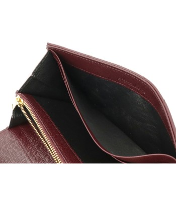 Yves Saint Laurent SAINT LAURENT PARIS Saint Laurent Paris YSL Yves Monogram Folded Leather Bordeaux 372264 de France