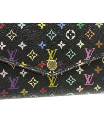 LOUIS VUITTON Monogram Multicolor Portofeuil Sarah Noir Black Grunard Engraved M60668 ou a consommer sur place