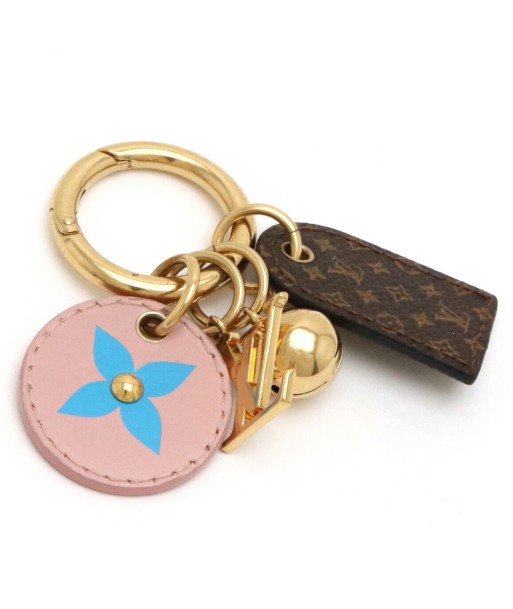 LOUIS VUITTON Louis Vuitton Bijoux Sack Fetish Rug Tag Keychain Bag Charm Pink Blue M68996 outlet