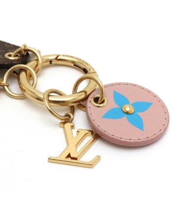 LOUIS VUITTON Louis Vuitton Bijoux Sack Fetish Rug Tag Keychain Bag Charm Pink Blue M68996 outlet