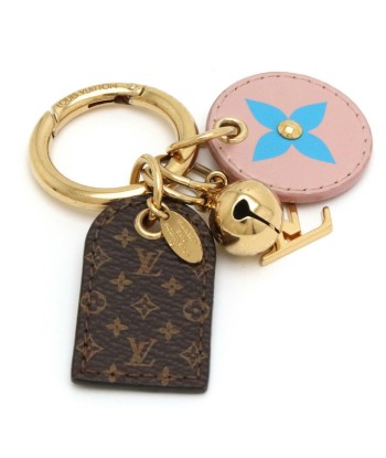 LOUIS VUITTON Louis Vuitton Bijoux Sack Fetish Rug Tag Keychain Bag Charm Pink Blue M68996 outlet