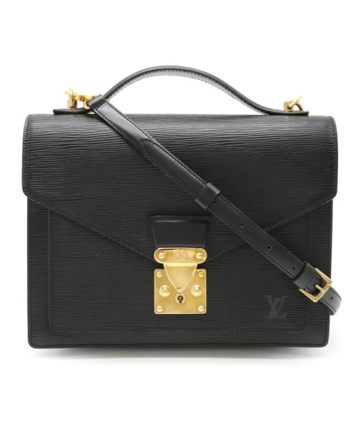 LOUIS VUITTON Epi Monceau Second Bag Handbag Shoulder Noir Black M52122 pas chere