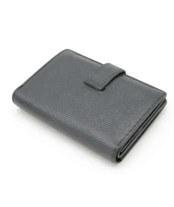 HERMES Hermes Bearn Mini Card Case Business Holder Coin Purse Vaux Epson Leather Black  L Engraved prix