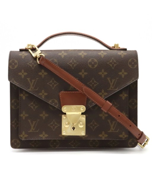 LOUIS VUITTON Monogram Monceau 26 Second Bag Clutch Handbag Shoulder Non-Solid M51187 Economisez 