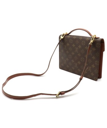 LOUIS VUITTON Monogram Monceau 26 Second Bag Clutch Handbag Shoulder Non-Solid M51187 Economisez 