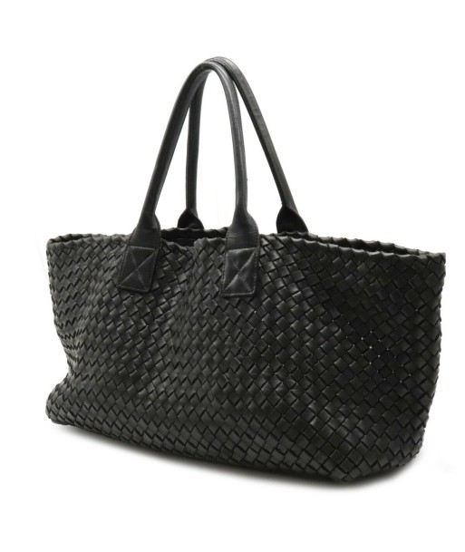 BOTTEGA VENETA Bottega Veneta Intrecciato Cover MM Tote Bag Leather Black 115664 de l' environnement