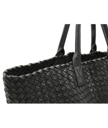 BOTTEGA VENETA Bottega Veneta Intrecciato Cover MM Tote Bag Leather Black 115664 de l' environnement