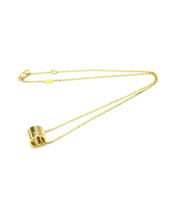 Gucci G Icon Yellow Gold (18K) No Stone MenWomen Fashion Pendant Necklace (Gold) brillant des détails fins