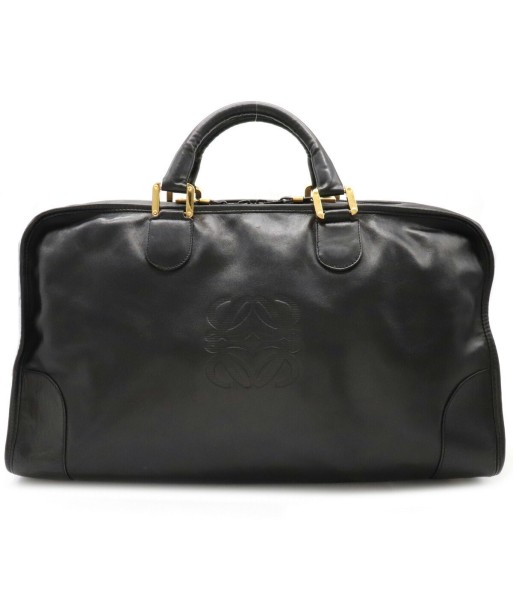 LOEWE Loewe Amazona 50 Anagram Boston Bag Leather Black de l' environnement