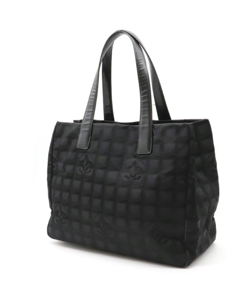 CHANEL Newline Tote MM Bag Shoulder Nylon Jaguar Leather Black A15991 le concept de la Pate a emporter 