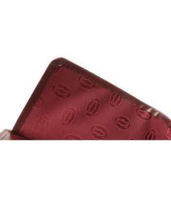 Cartier Mastline Long Bi-Fold Wallet Leather Bordeaux 73184160 est présent 