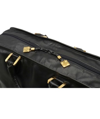 LOEWE Loewe Amazona 50 Anagram Boston Bag Leather Black de l' environnement