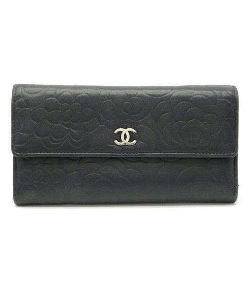 Seal CHANEL Chanel Camellia Motif Embossed Coco Mark Folded Lambskin Leather Black A82283 s'inspire de l'anatomie humaine