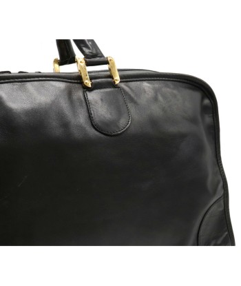 LOEWE Loewe Amazona 50 Anagram Boston Bag Leather Black de l' environnement