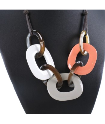 HERMES Hermes Calamba Leather Lacquer Wood Multi Womens Necklace pour bénéficier 