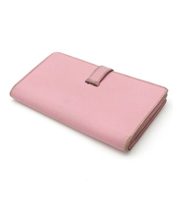 HERMES Hermes Bearnsfre Bi-fold wallet Vaux Epson leather pink  O engraved Venez acheter