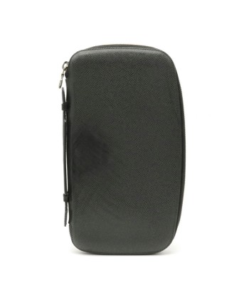 LOUIS VUITTON Louis Vuitton Taiga Organizer Atoll Case Second Bag Leather Aldwards Black M30652 d'Europe débarque