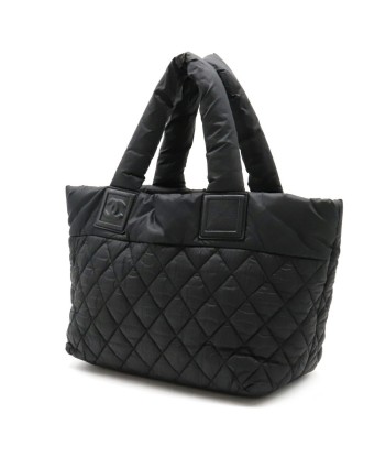 CHANEL Coco Cocoon Small Tote Bag Handbag Quilted Nylon Leather Black 8610 pas cher chine