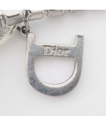 Christian Dior Dior Ribbon Motif Rhinestone Womens Bracelet de l' environnement