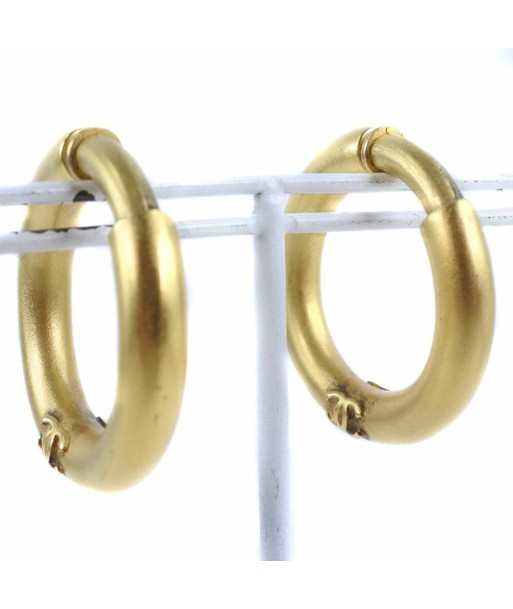 CHANEL Hoop Gold Plated 96P Womens Earrings Voir les baskets