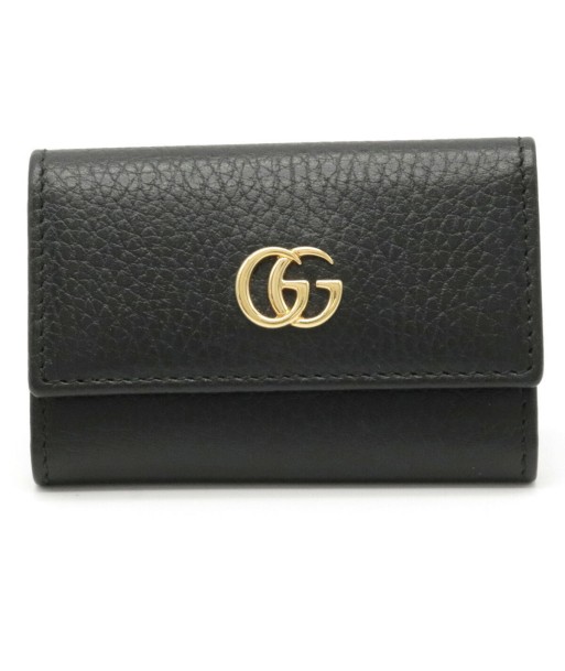 GUCCI Gucci GG Marmont Petit 6-key case leather black 456118 Le MVP de beaucoup