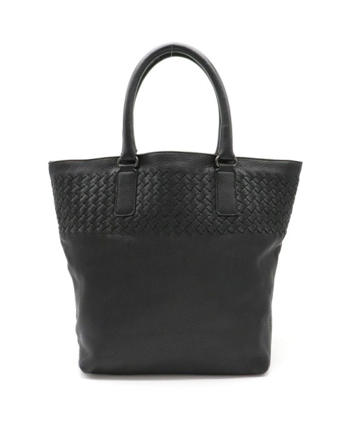 BOTTEGA VENETA Bottega Veneta Intrecciato Tote Bag Handbag Leather Black 173185 rembourrage situé sous