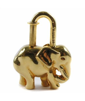 HERMES Hermes Elephant Gold Plating Unisex Cadena paiement sécurisé