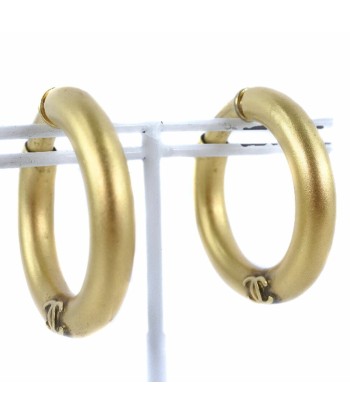 CHANEL Hoop Gold Plated 96P Womens Earrings Voir les baskets