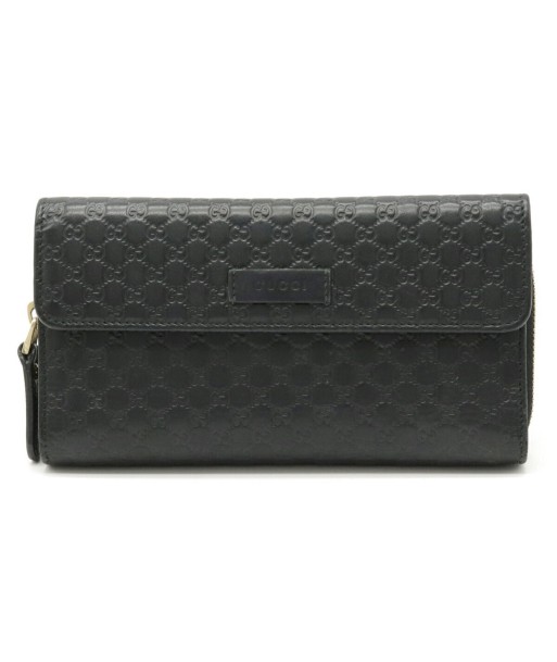 GUCCI Gucci Micro Shima Tri-Fold Long Wallet Round Leather Black 449364 2 - 3 jours ouvrés.