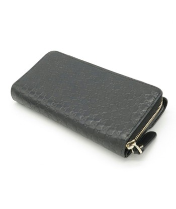 GUCCI Gucci Micro Shima Tri-Fold Long Wallet Round Leather Black 449364 2 - 3 jours ouvrés.