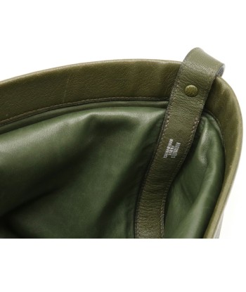 HERMES Hermes Shoulder Bag Gulliver Leather Green Dark  E Engraved la livraison gratuite