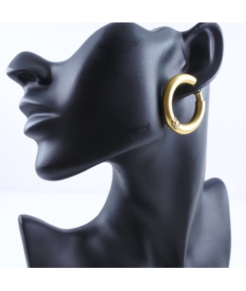 CHANEL Hoop Gold Plated 96P Womens Earrings Voir les baskets