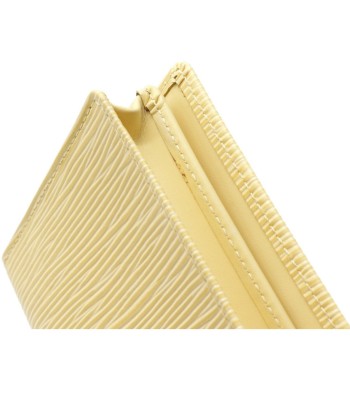 LOUIS VUITTON Louis Vuitton Epi Porto Cult Clady Yen Bi-Fold Wallet Leather Vanilla Cream Yellow M6321A Dans la société mordern