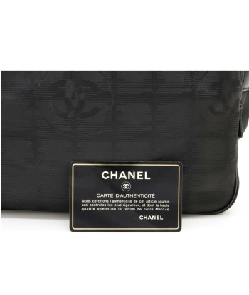 CHANEL Newline Handbag Mini Bag Shoulder Jaguar Canvas Black A15973 Fin de série