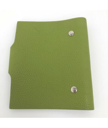 Hermes notebook cover Julis PM Anis Green □ M engraved 2009 Togo Ladies HERMES pas chere