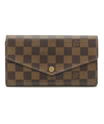 LOUIS VUITTON Louis Vuitton Damier Portofeuil Sarah Bi-Fold Wallet New N63209 d'Europe débarque