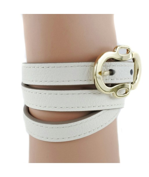 HERMES Hermes leather white ladies bracelet commande en ligne