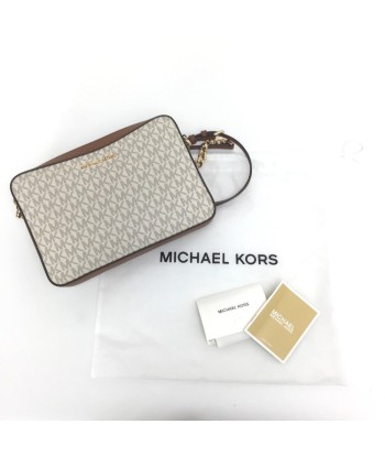 Michael Kors Shoulder Bag JET SET Chain 35F8GTTC3B Leather PVC VANILLA White Ladies de pas cher