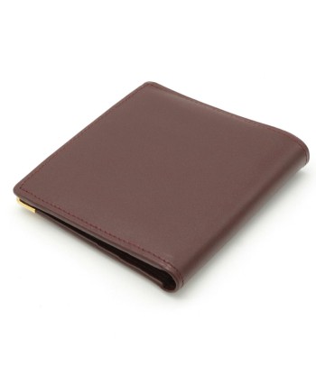 Cartier Mastline Mast de Bi-Fold Wallet Leather Bordeaux L3000451 le des métaux précieux