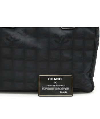 CHANEL Newline Tote PM Bag Shoulder Nylon Leather Black A20457 Comparez et commandez 