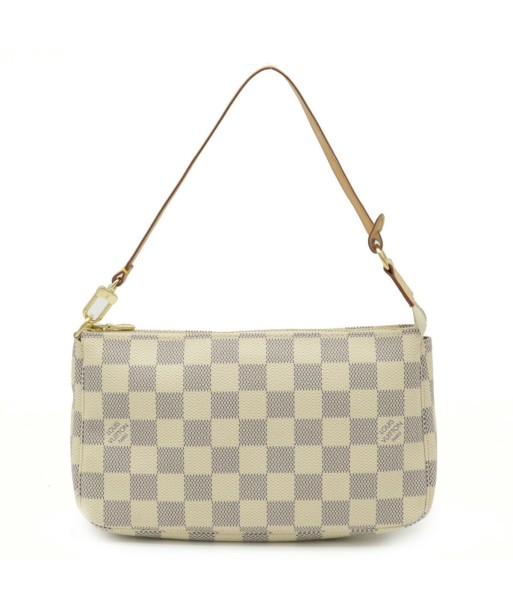 LOUIS VUITTON Louis Vuitton Damier Azur Pochette Accessoir Handbag N51986 d'Europe débarque