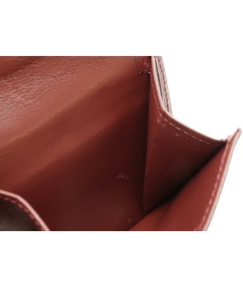 Cartier Mastline Mast de Bi-Fold Wallet Leather Bordeaux L3000451 le des métaux précieux