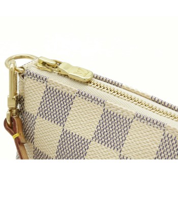 LOUIS VUITTON Louis Vuitton Damier Azur Pochette Accessoir Handbag N51986 d'Europe débarque