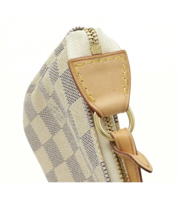 LOUIS VUITTON Louis Vuitton Damier Azur Pochette Accessoir Handbag N51986 d'Europe débarque