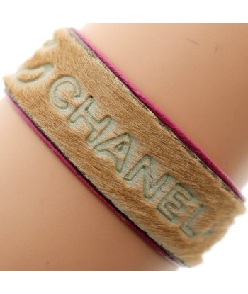 CHANEL Lambskin Harako Beige Pink 01A Womens Bracelet la livraison gratuite