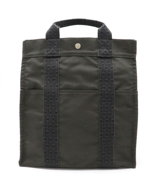 HERMES Hermes Aleline Sack Ad MM Rucksack Backpack Shoulder Bag Canvas Gray Comment ça marche