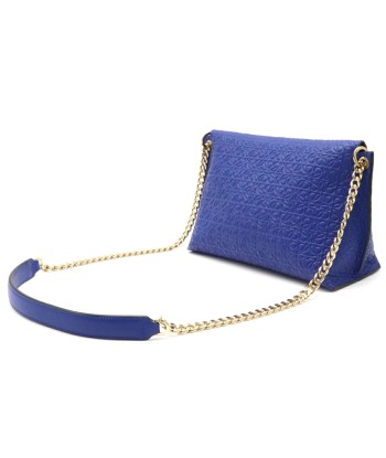 LOEWE Loewe Anagram Avenue Shoulder Bag Leather Blue 310.89.N49 pour bénéficier 